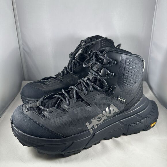 NEW Hoka One One Tennine GTX Waterproof Hiking Boots Black Sz 8 1113510-BDGGR main image 5
